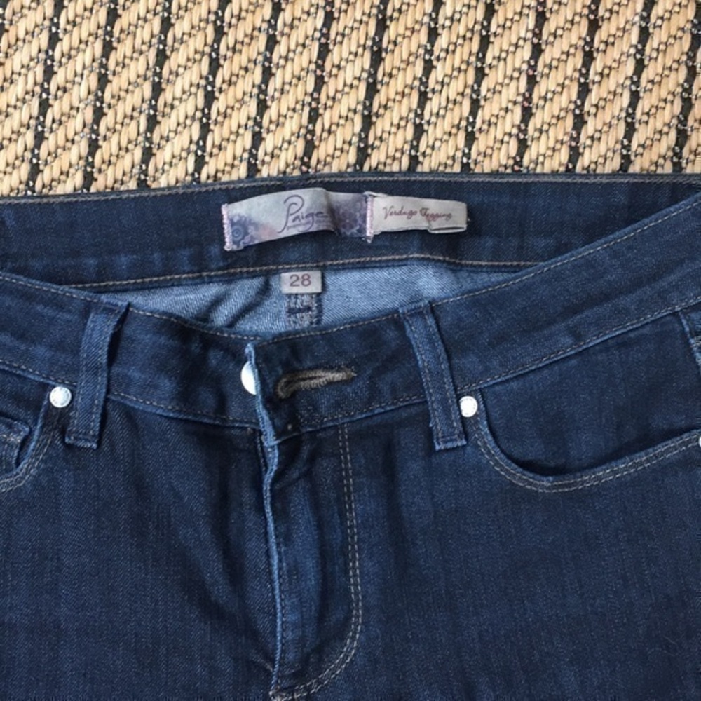 Paige dark denim jeans